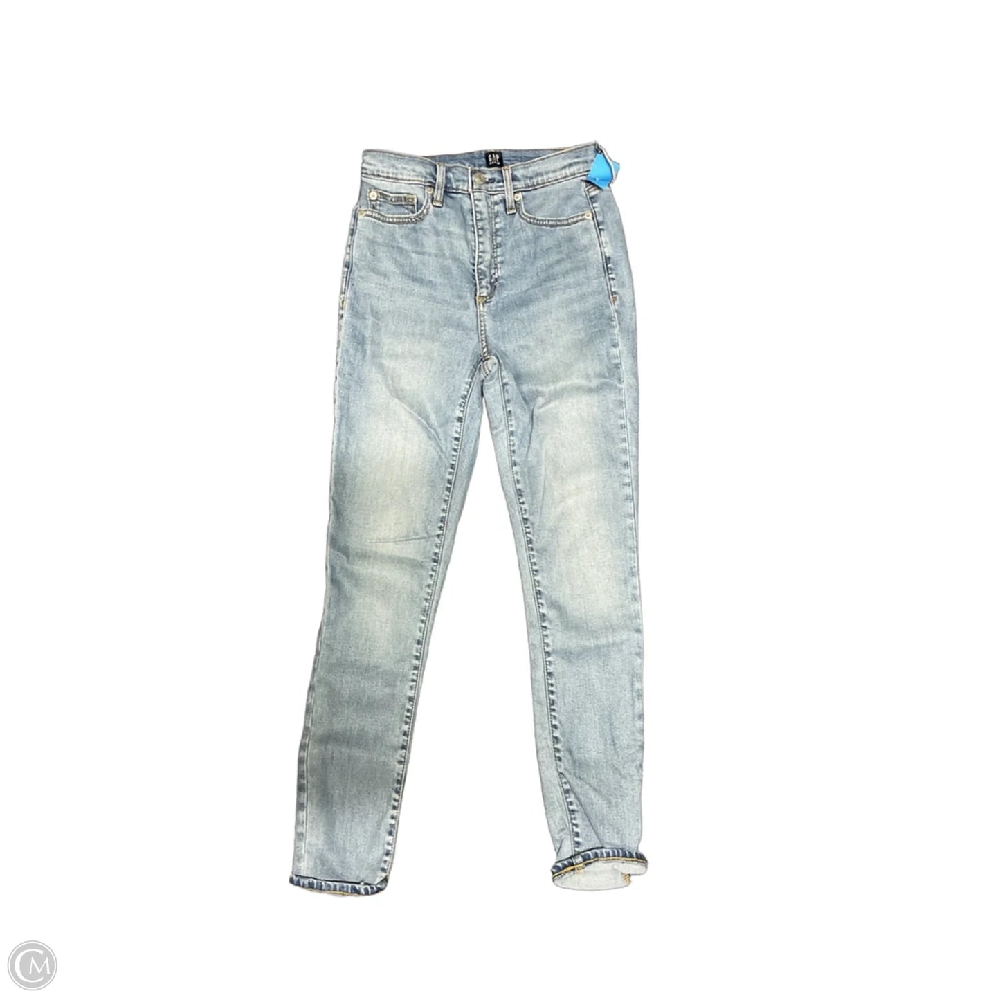 Jeans Skinny By Gap In Blue Denim, Size: 6