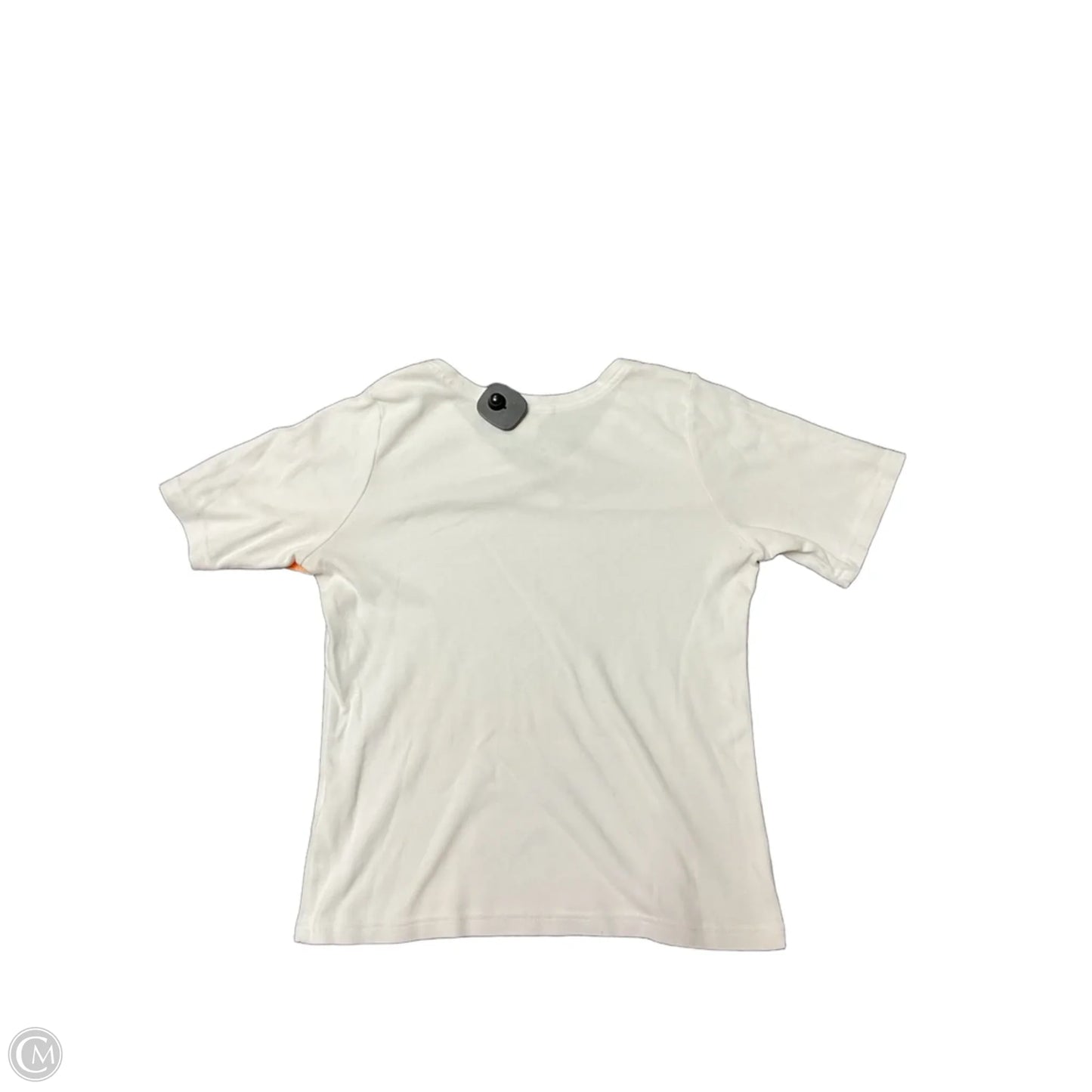 Top Short Sleeve Basic By Christopher And Banks In White, Size: S