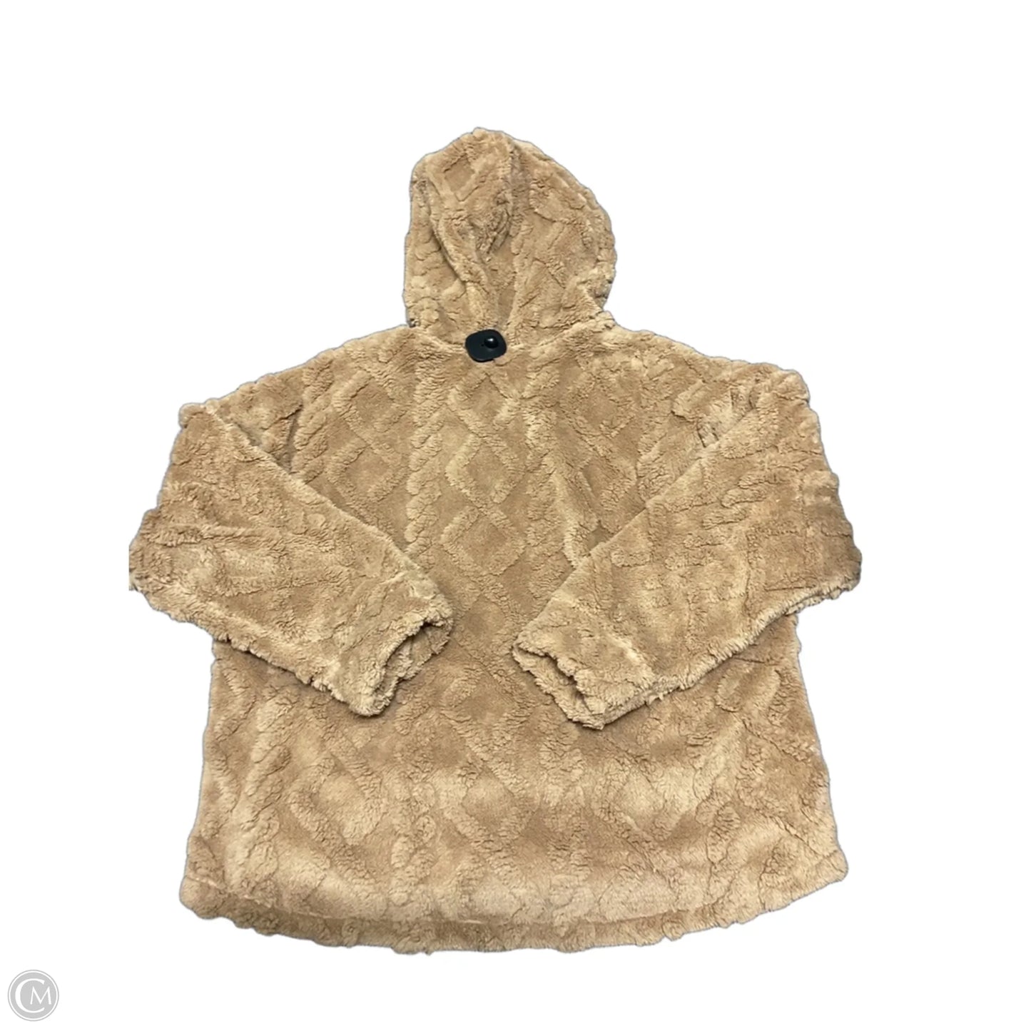 Sweatshirt Hoodie By Clothes Mentor In Brown, Size: L