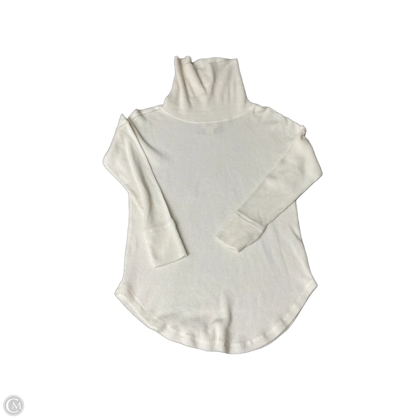 Top Long Sleeve By Maeve In White, Size: S