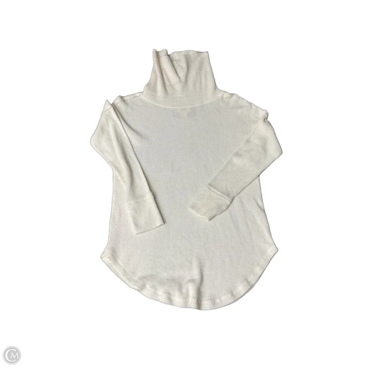 Top Long Sleeve By Maeve In White, Size: S