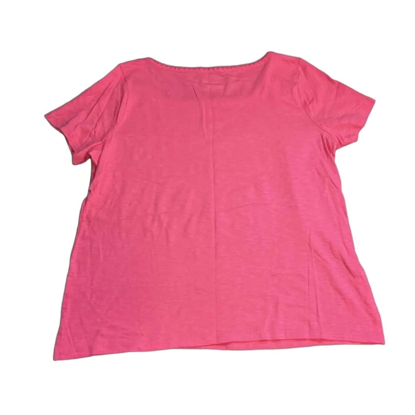 Top Short Sleeve By Talbots In Pink, Size: 1x