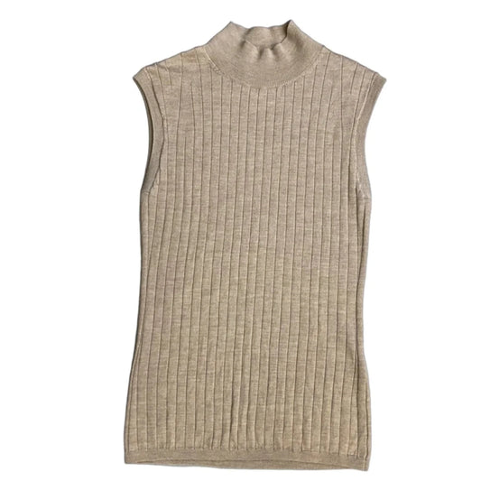 Top Sleeveless By Banana Republic In Brown, Size: M