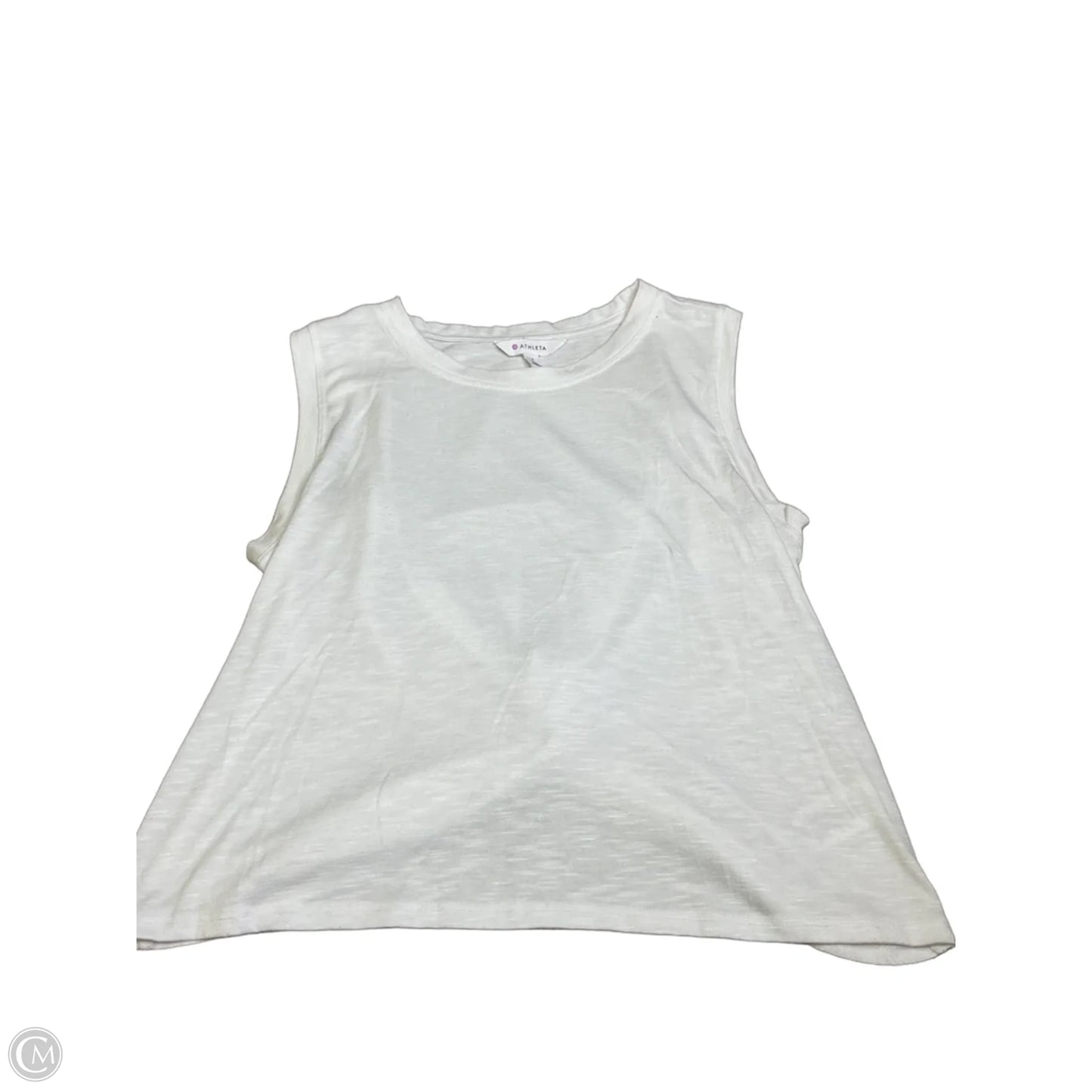 Athletic Tank Top By Athleta In White, Size: S