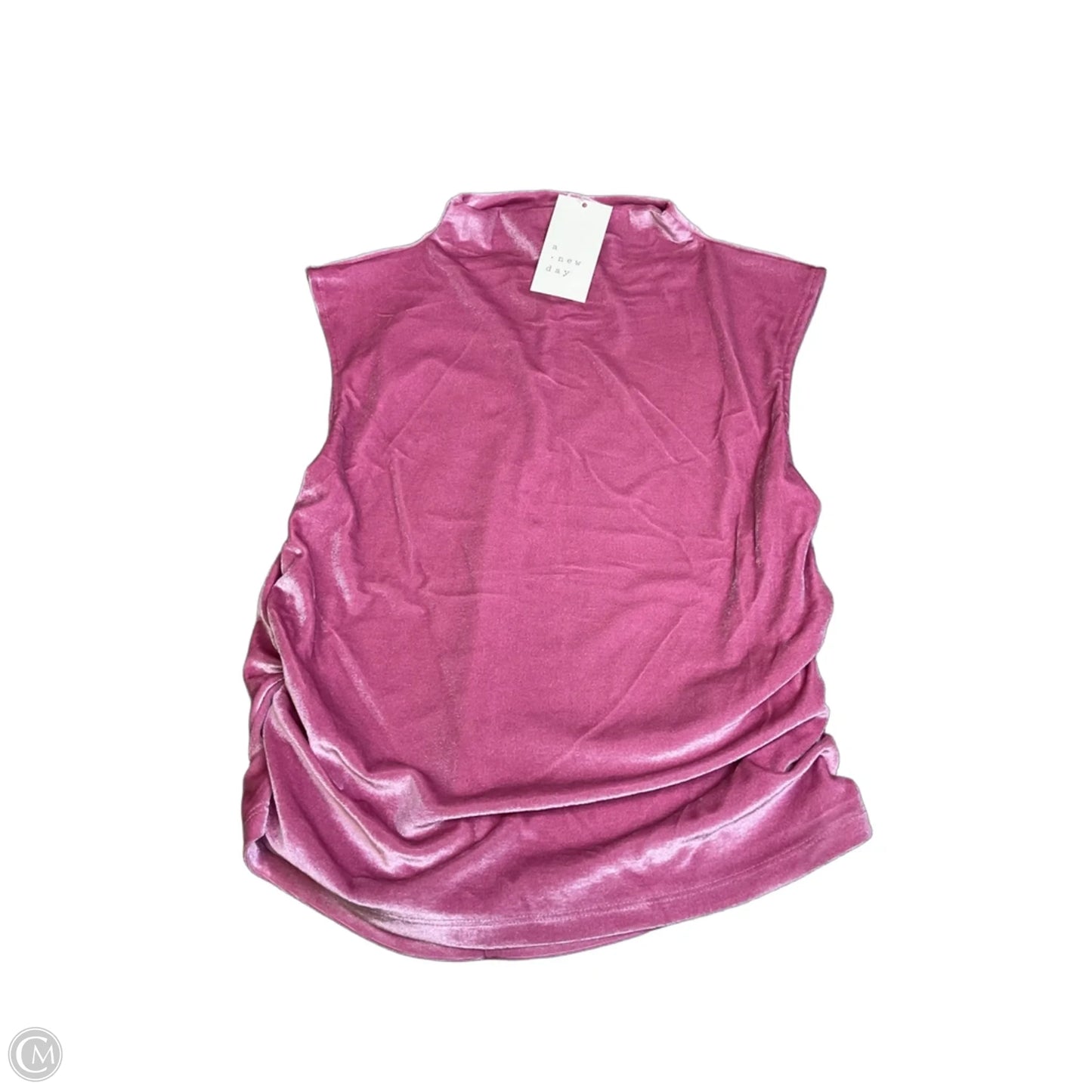Top Sleeveless By A New Day In Pink, Size: M