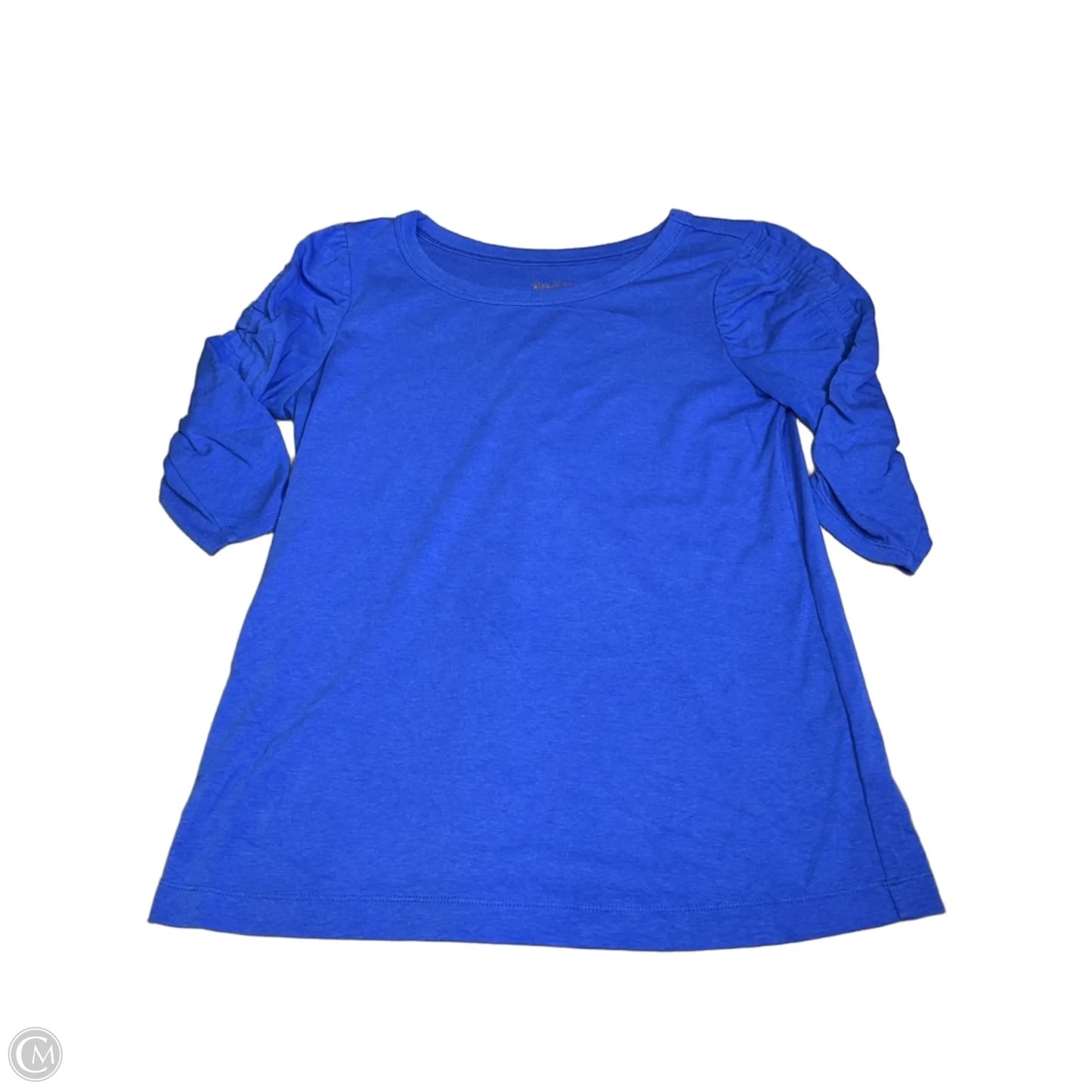 Top 3/4 Sleeve Designer By Lilly Pulitzer In Blue, Size: S