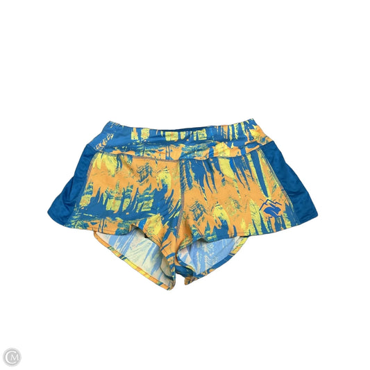 Athletic Shorts By Rabbit In Blue & Yellow, Size: M