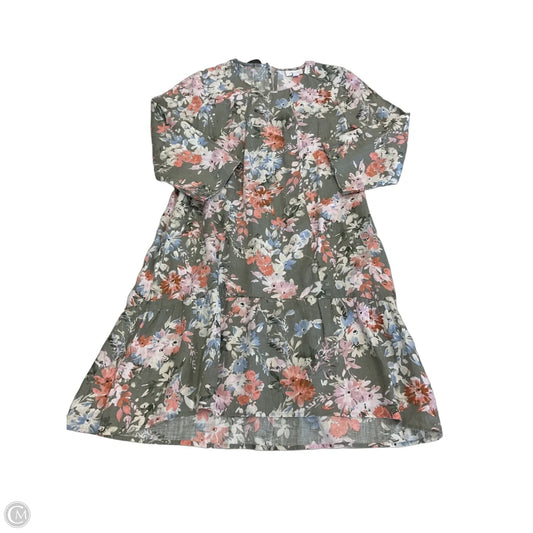 Dress Casual Short By J. Jill In Floral Print, Size: Xsp