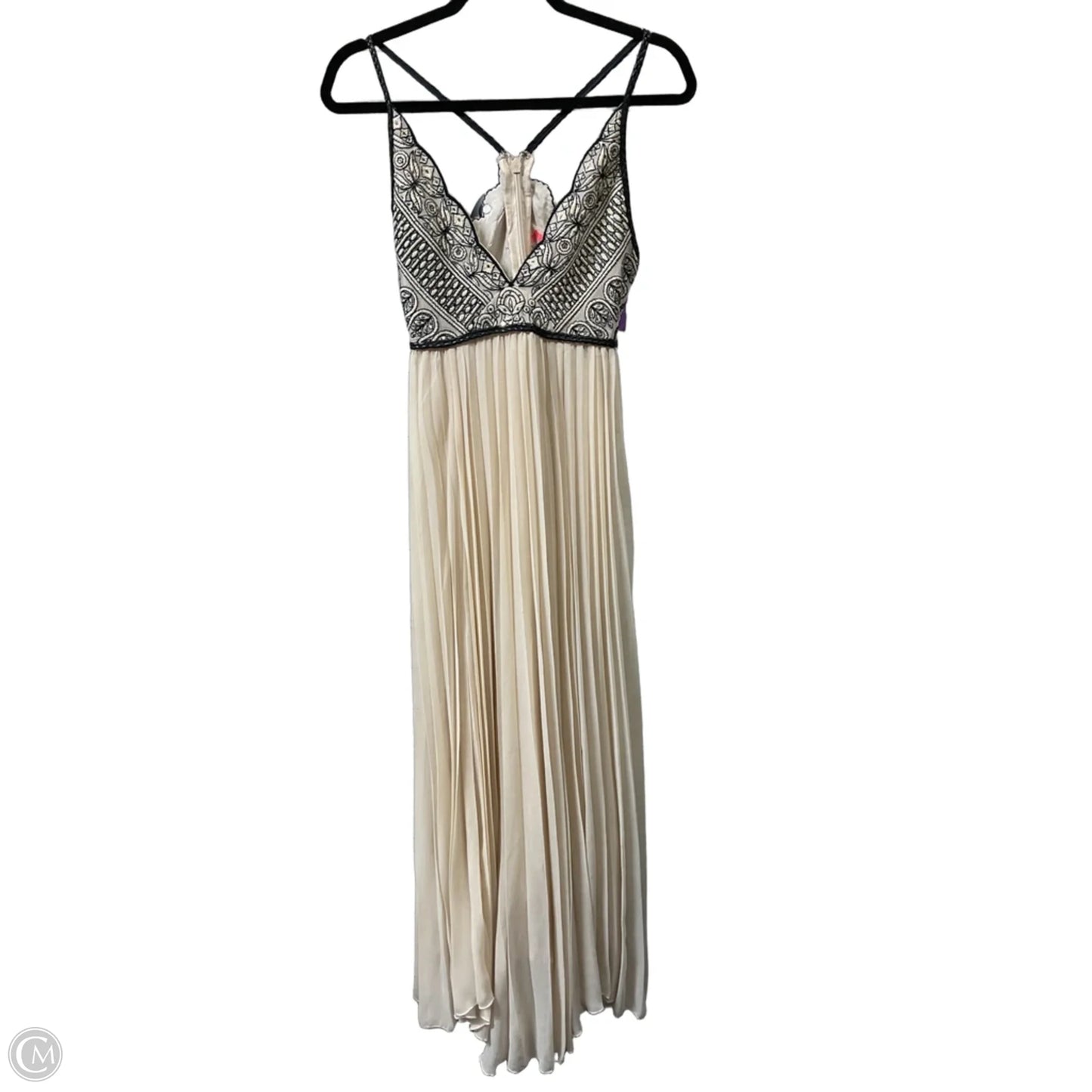 Dress Party Long By Free People In Black & Cream, Size: 2