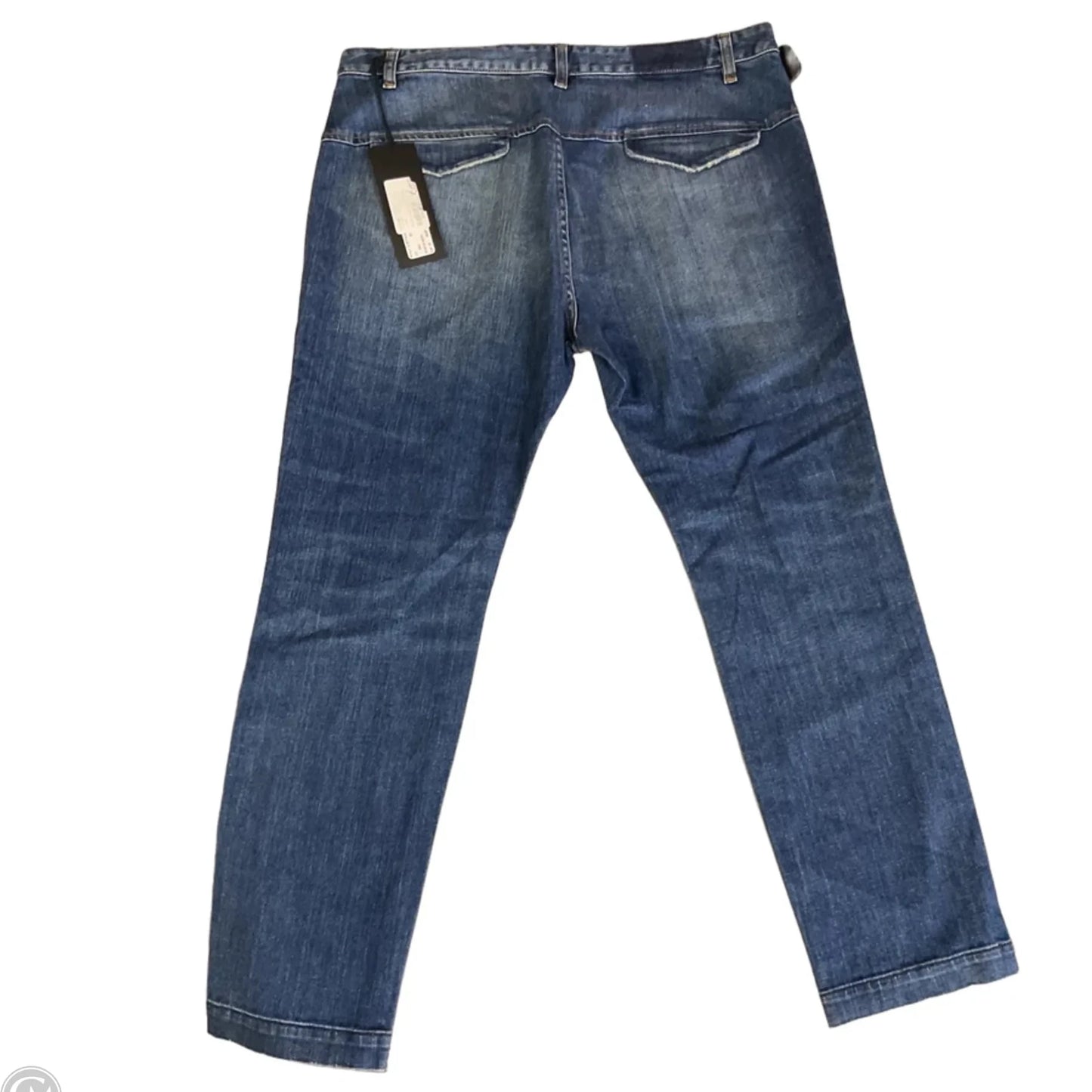 Jeans Straight By Nili Lotan In Blue Denim, Size: 8