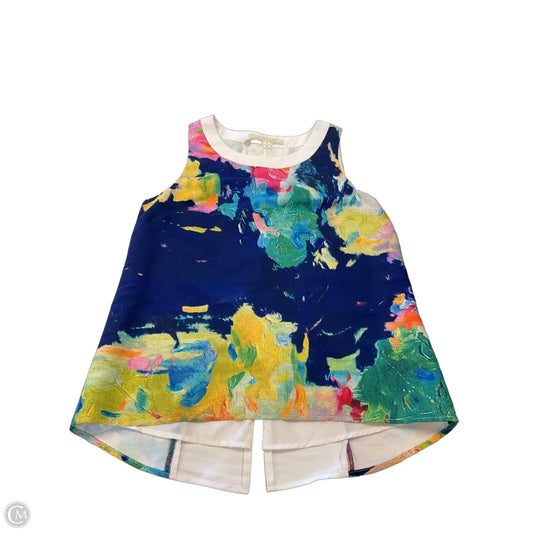Top Sleeveless By Anthropologie In Multi-colored, Size: 4
