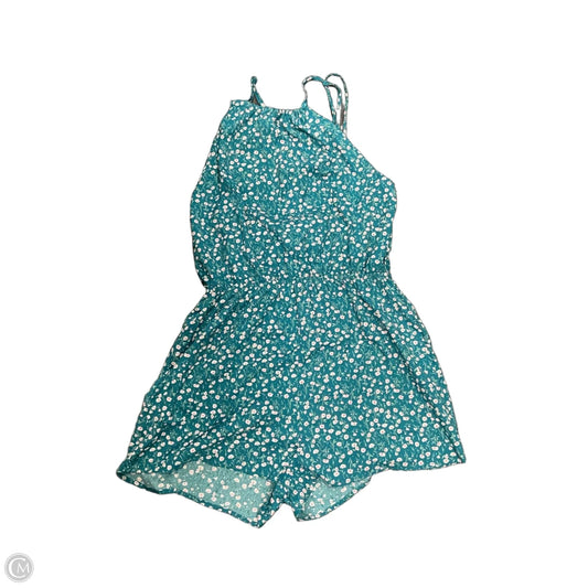 Romper By Shein In Teal, Size: 12