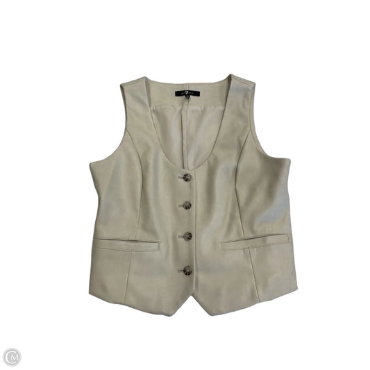 Vest Other By 7 For All Mankind In Tan, Size: Xs