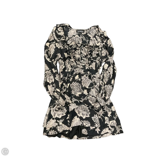 Dress Casual Short By En Saison In Black & Cream, Size: M