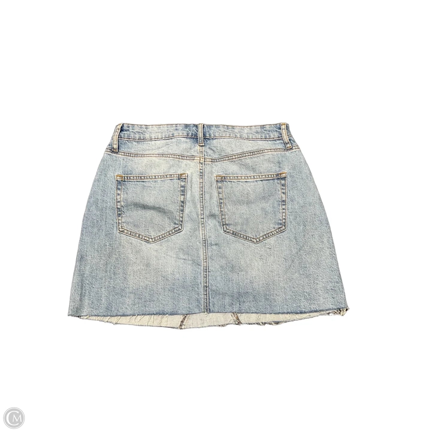 Skirt Mini & Short By The Drop In Maroon, Size: M