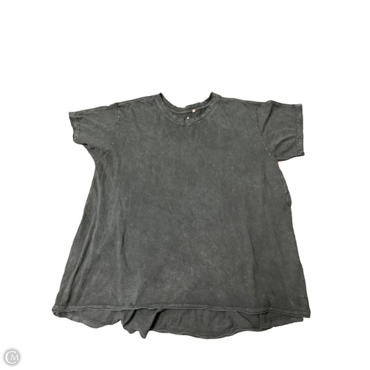 Top Short Sleeve By Free People In Black, Size: L