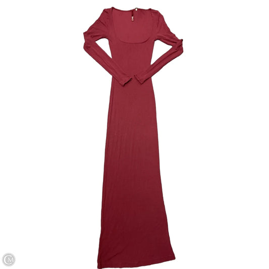 Dress Casual Maxi By Skims In Red, Size: Xs