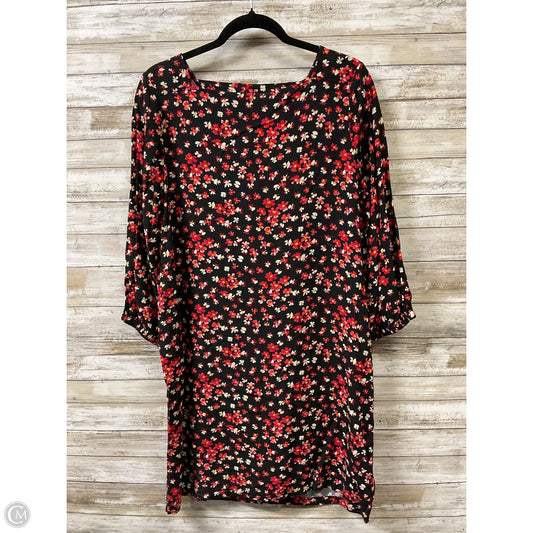 Dress Casual Short By Gap In Black & Red, Size: M
