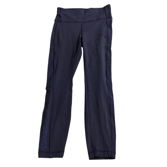 Athletic Leggings By Lululemon In Navy, Size: 6