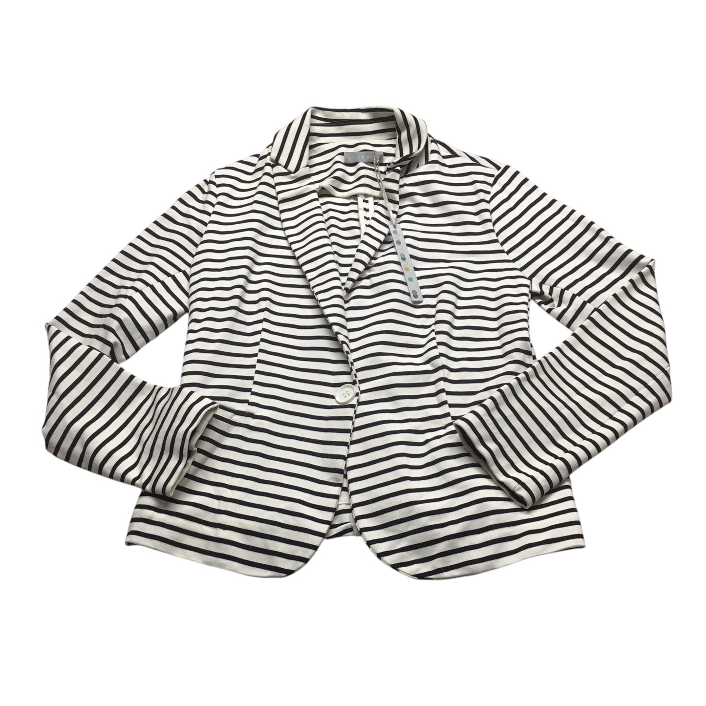 Blazer By Olivia Moon In Striped Pattern, Size: S