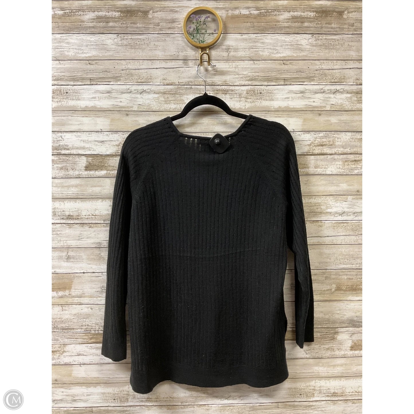 Sweater By Tribal In Black, Size: L