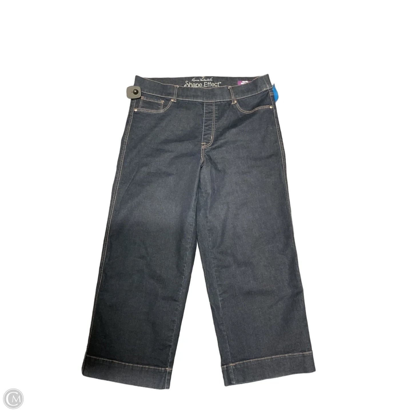 Jeans Wide Leg By Gloria Vanderbilt In Blue Denim, Size: 14