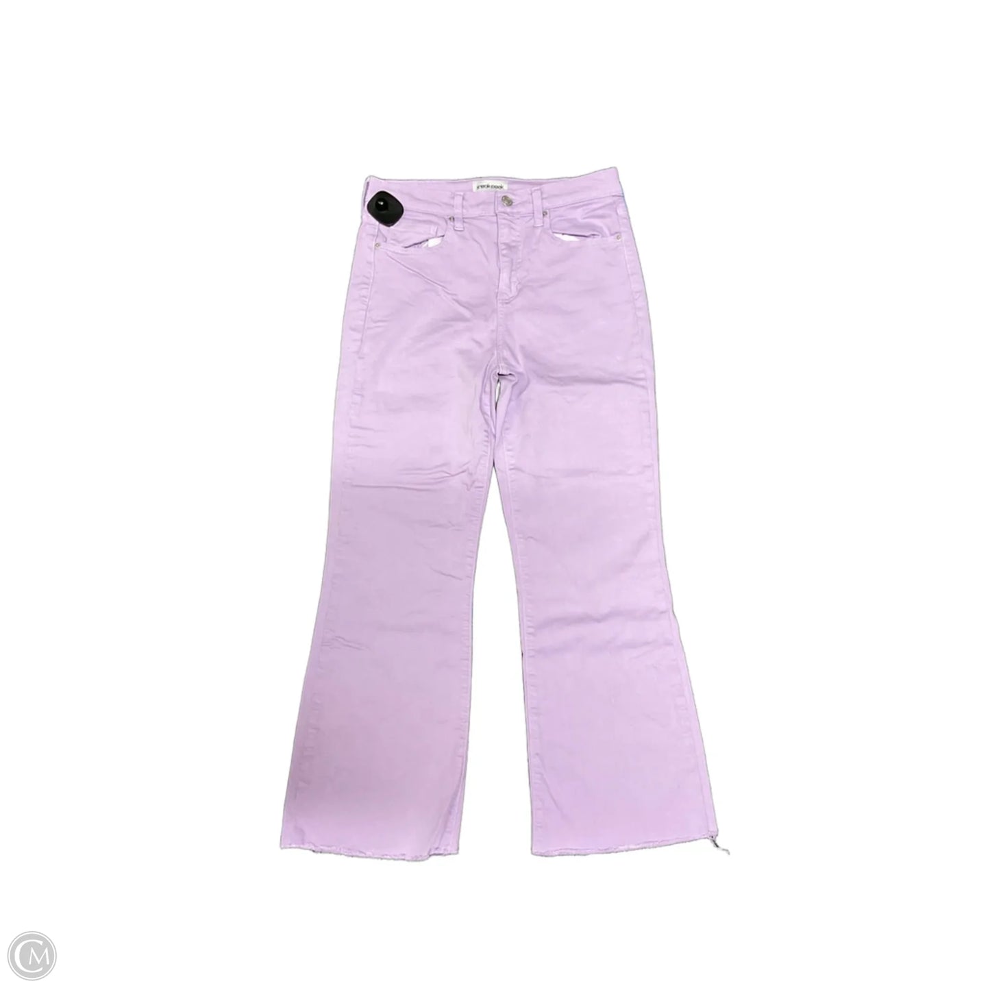 Jeans Flared By Sneak Peek In Purple Denim, Size: 4