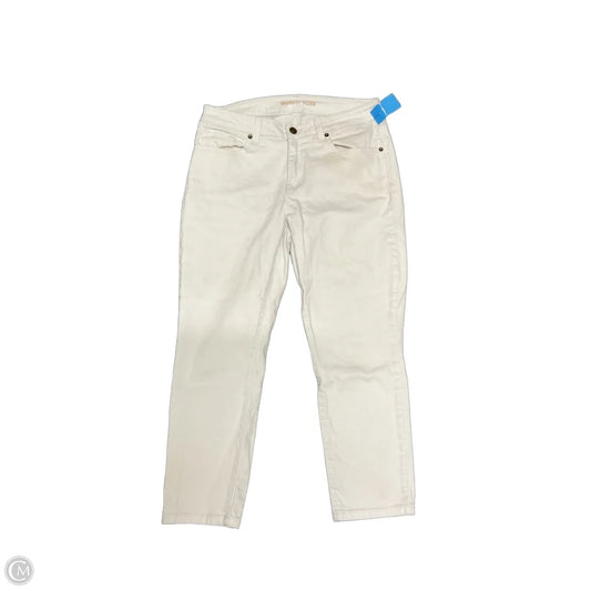 Jeans Skinny By Michael By Michael Kors In White, Size: 6
