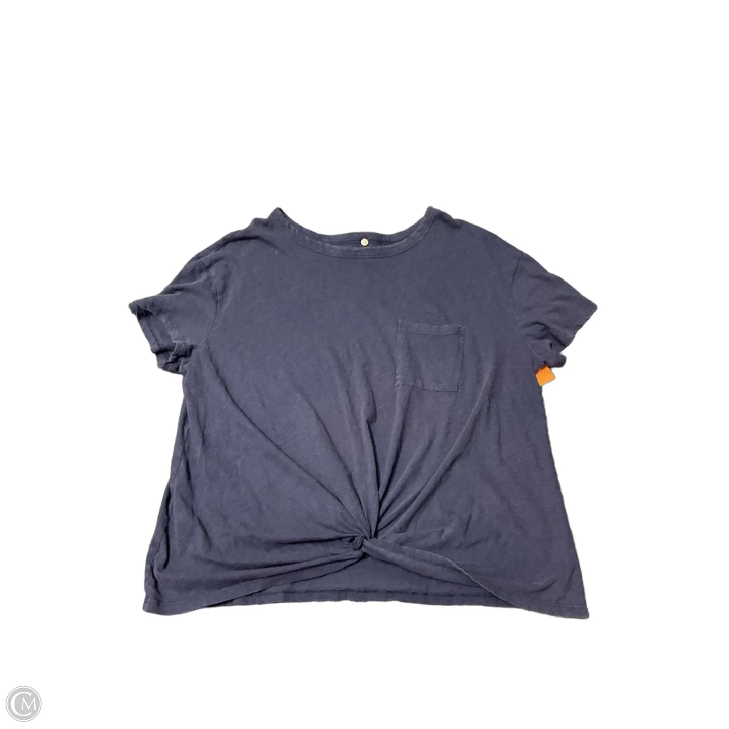 Top Short Sleeve By Universal Thread In Navy, Size: L