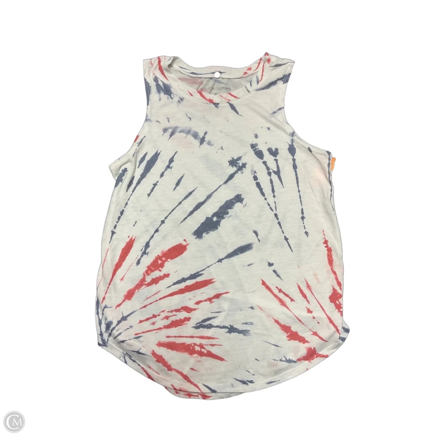 Top Sleeveless By Grayson Threads In Blue Red & White, Size: M