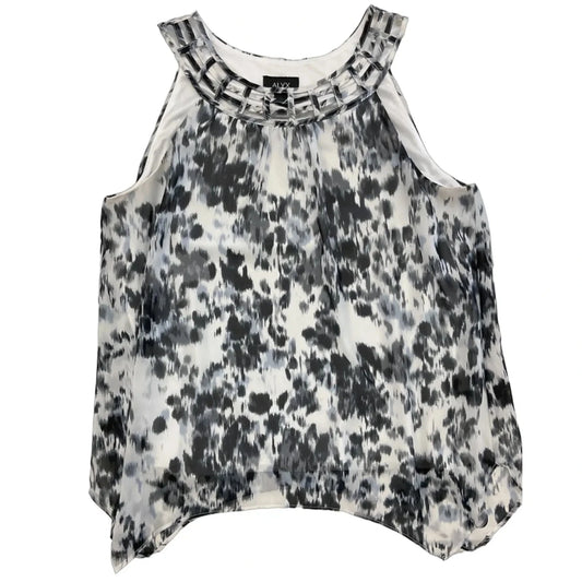 Top Sleeveless By Alyx In Black & White, Size: Xl