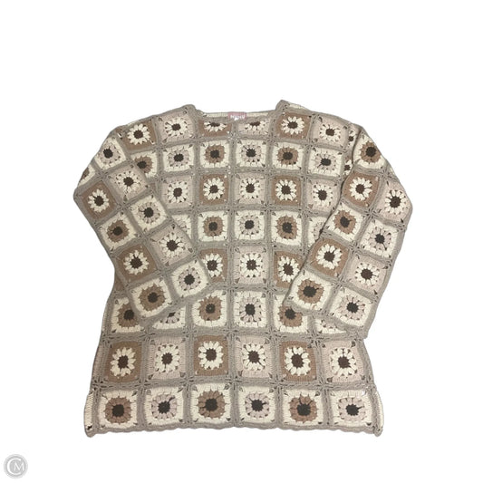 Tunic Long Sleeve By Show Me Your Mumu In Brown & Cream, Size: S
