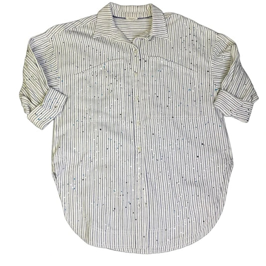 Top 3/4 Sleeve By Pilcro In Striped Pattern, Size: Xs