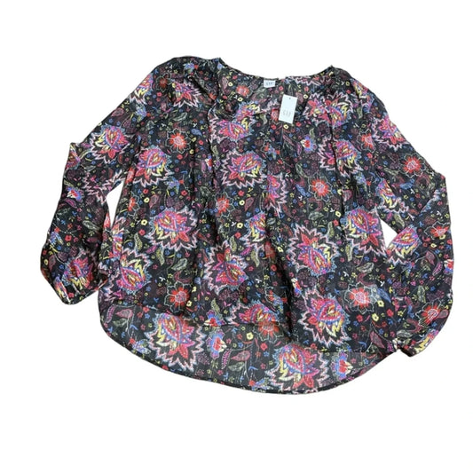 Top Long Sleeve By Gap In Multi-colored, Size: S