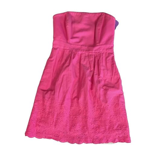 Dress Casual Short By Vineyard Vines In Pink, Size: 2