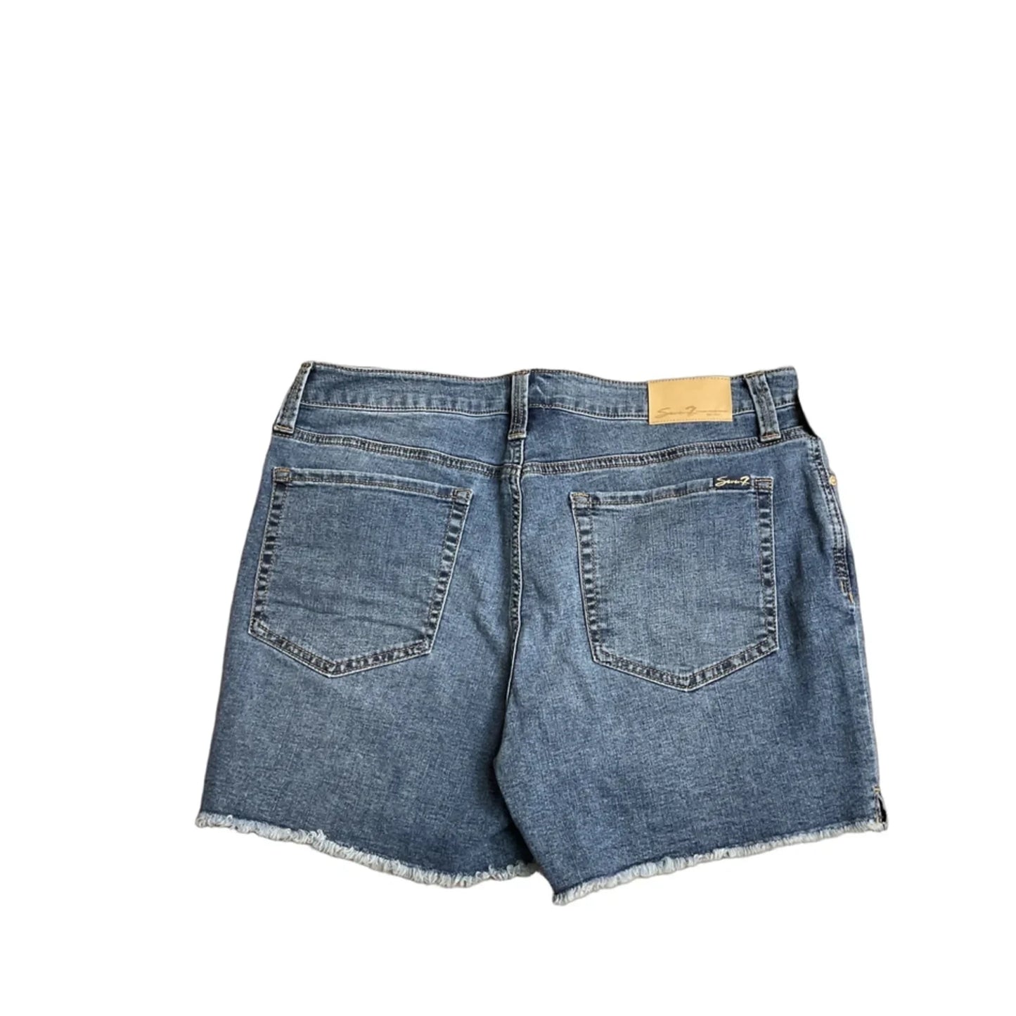 Shorts By Seven 7 In Blue Denim, Size: 12