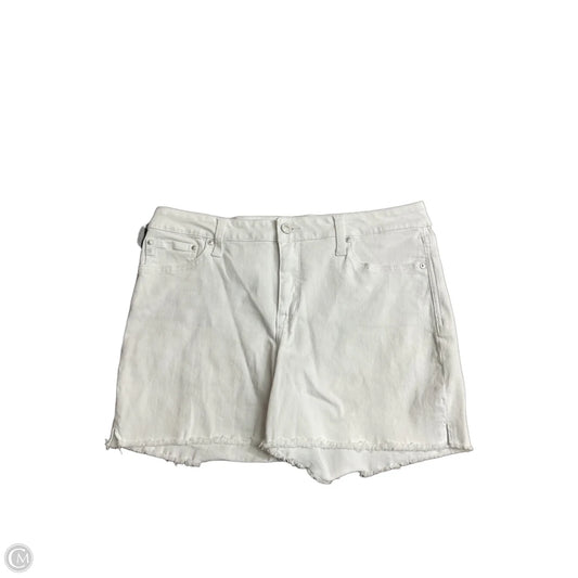 Shorts By Seven 7 In White Denim, Size: 12