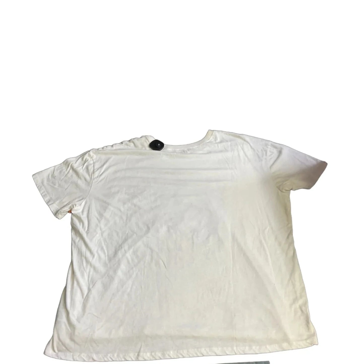 Top Short Sleeve By Time And Tru In White, Size: 1x