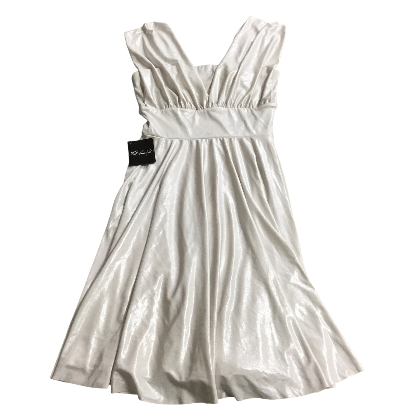 Dress Party Short By White House Black Market In Silver, Size: 0