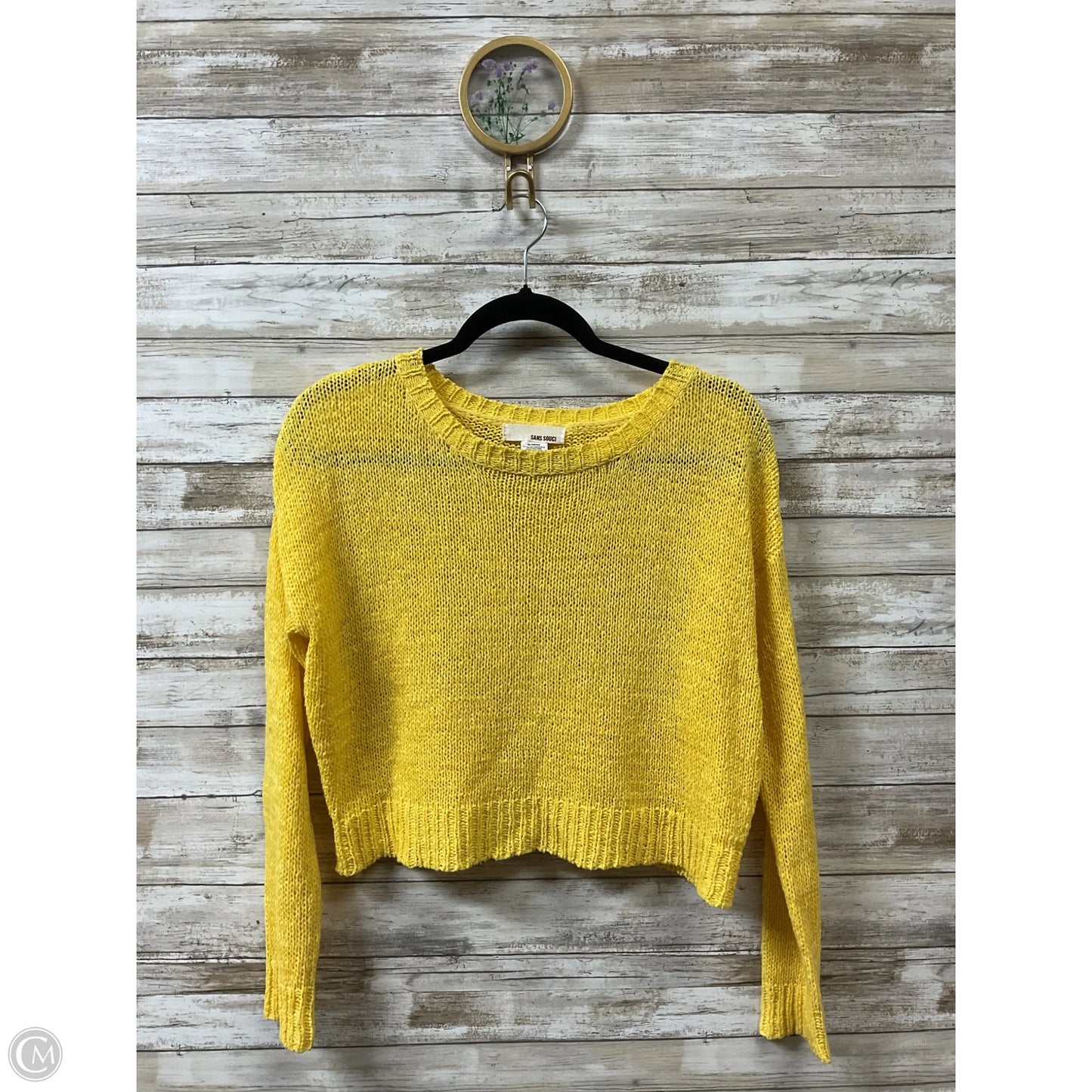 Sweater By Sans Souci In Yellow, Size: M