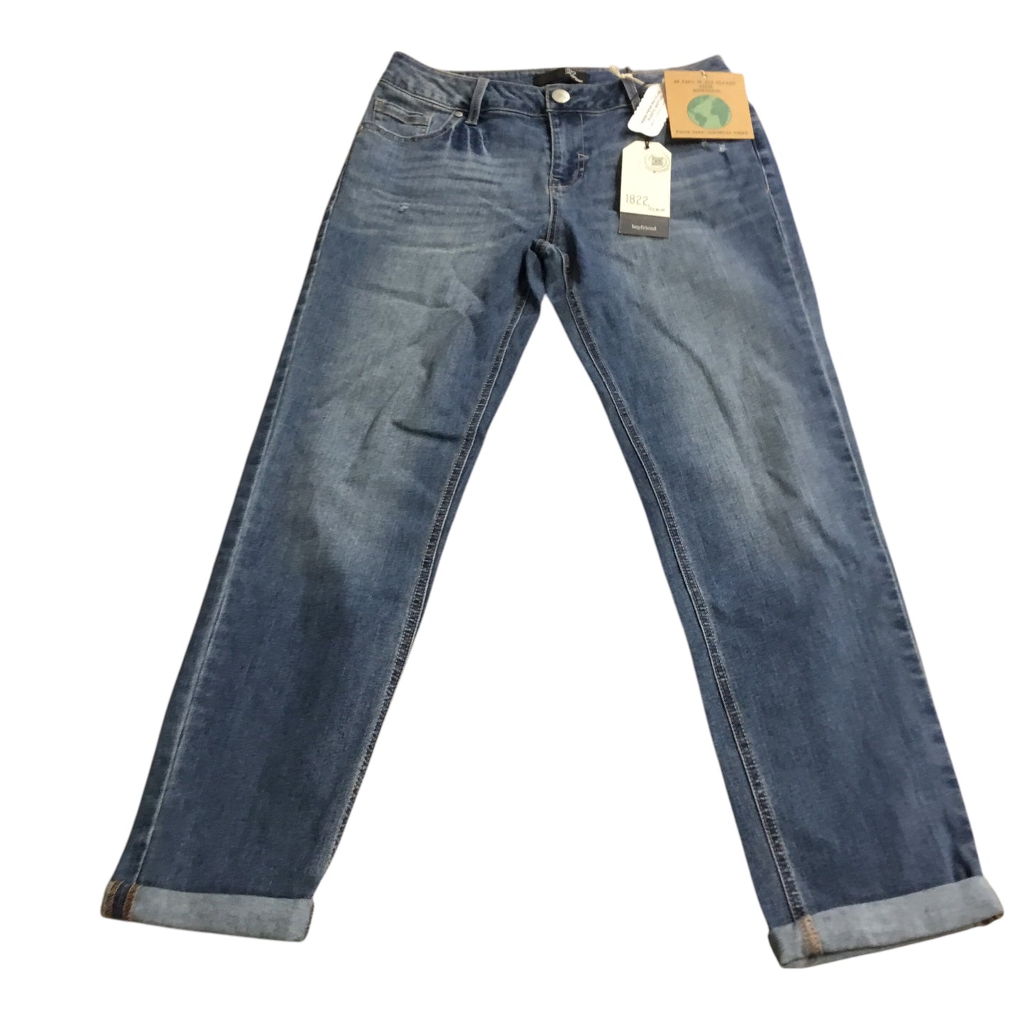 Jeans Boyfriend By 1822 Denim In Blue Denim, Size: 6