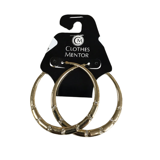 EARRINGS HOOP NINE WEST APPAREL in GOLD, Size: M