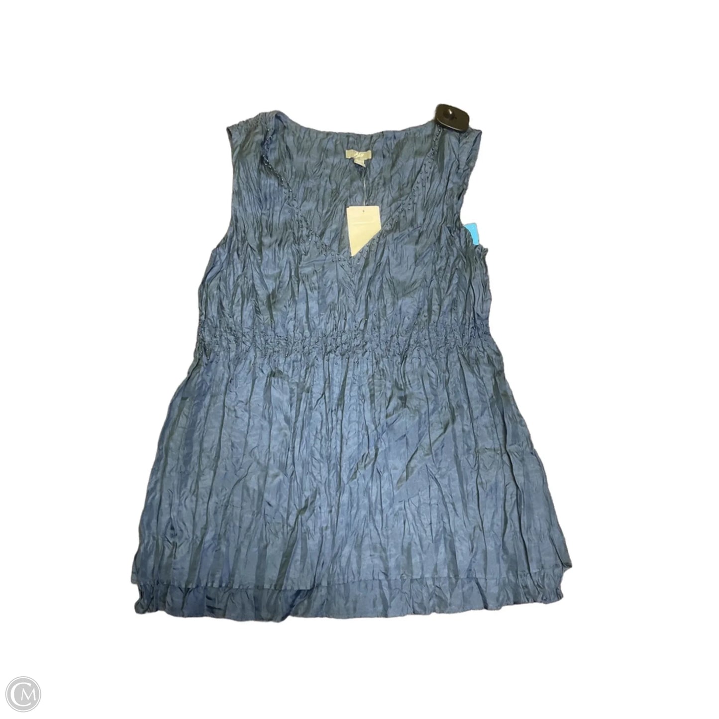 Top Sleeveless By J. Jill In Blue, Size: Sp