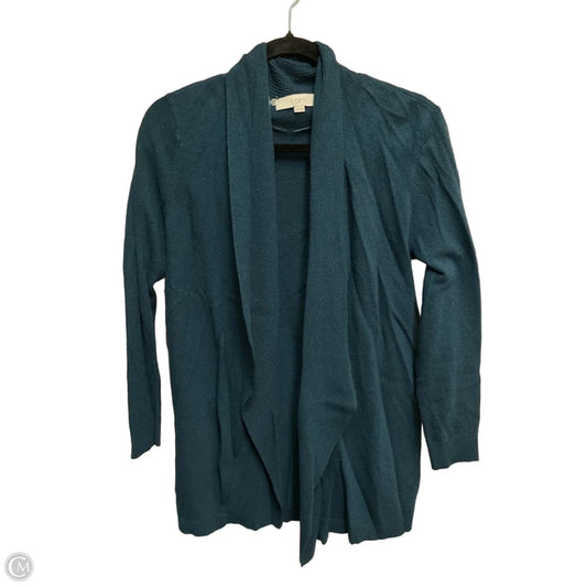 Cardigan By Loft In Blue, Size: Lp
