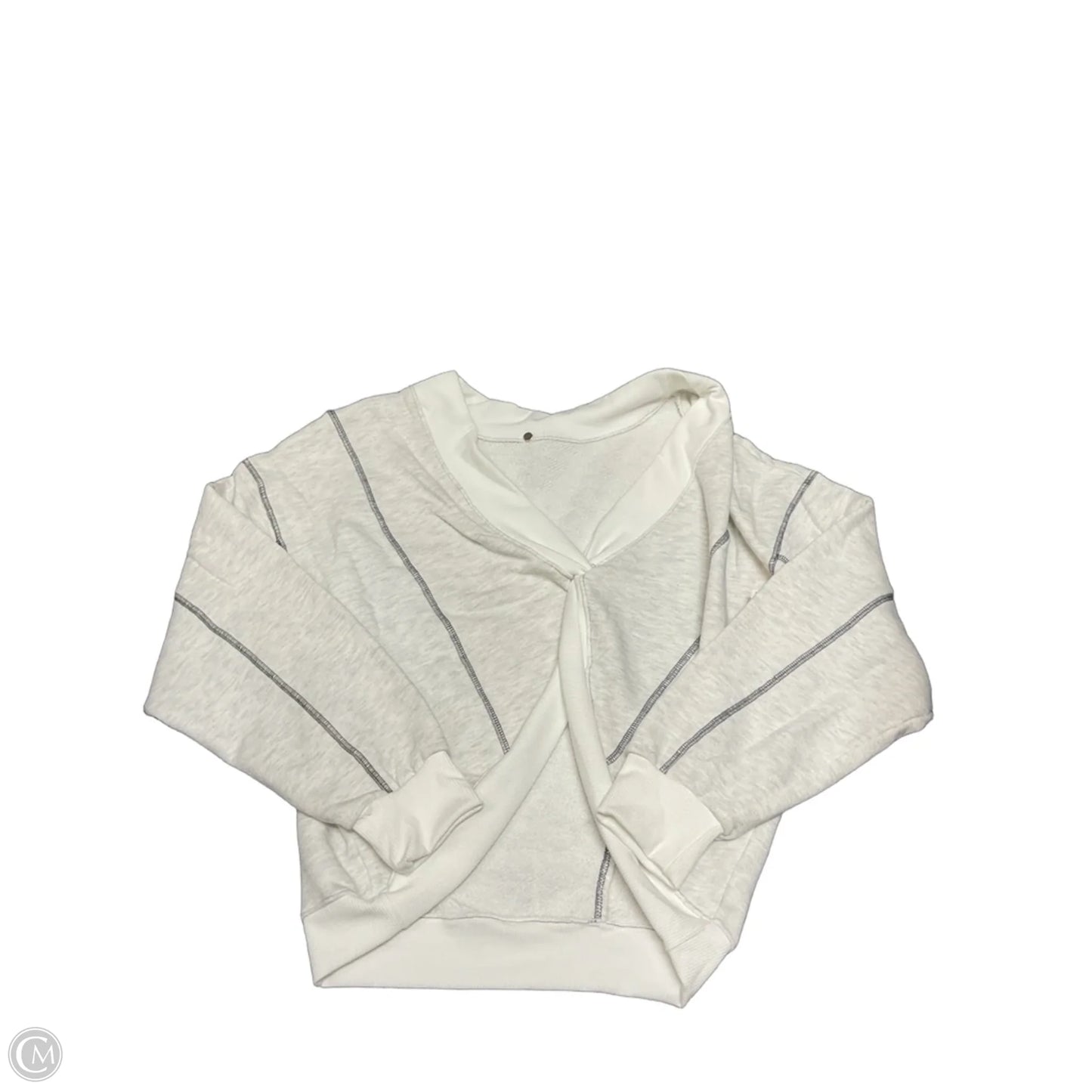 Sweatshirt Crewneck By Bucketlist In Grey, Size: M