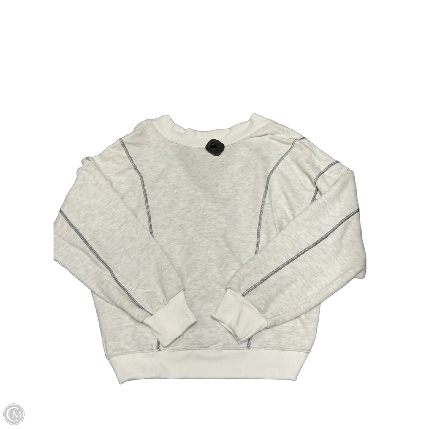 Sweatshirt Crewneck By Bucketlist In Grey, Size: M