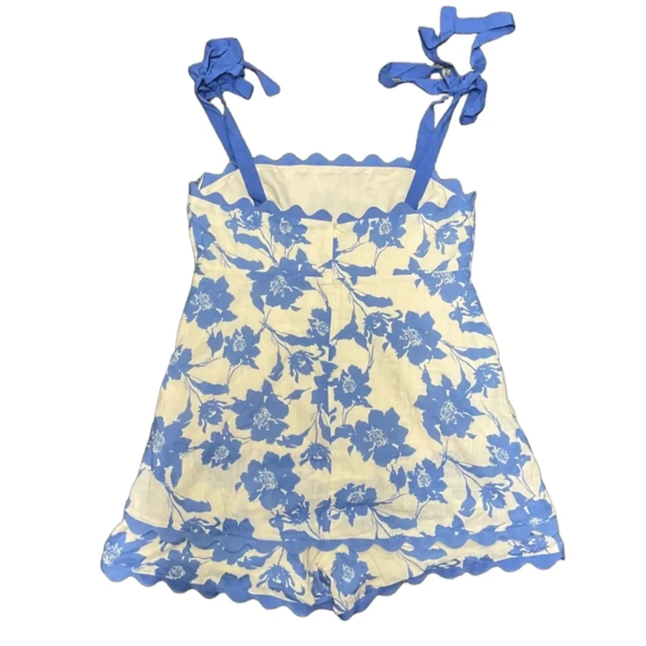 Romper By Davi & Dani In Blue & White, Size: L