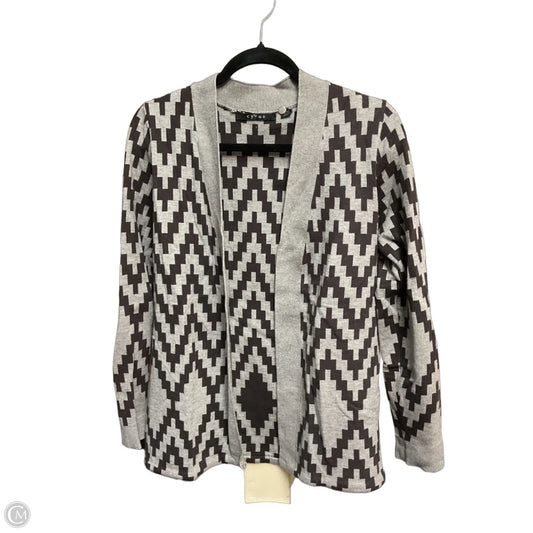 Cardigan By Cyrus In Brown & Grey, Size: S