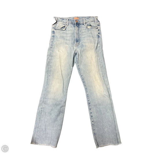 Jeans Straight By Mother In Blue, Size: 10