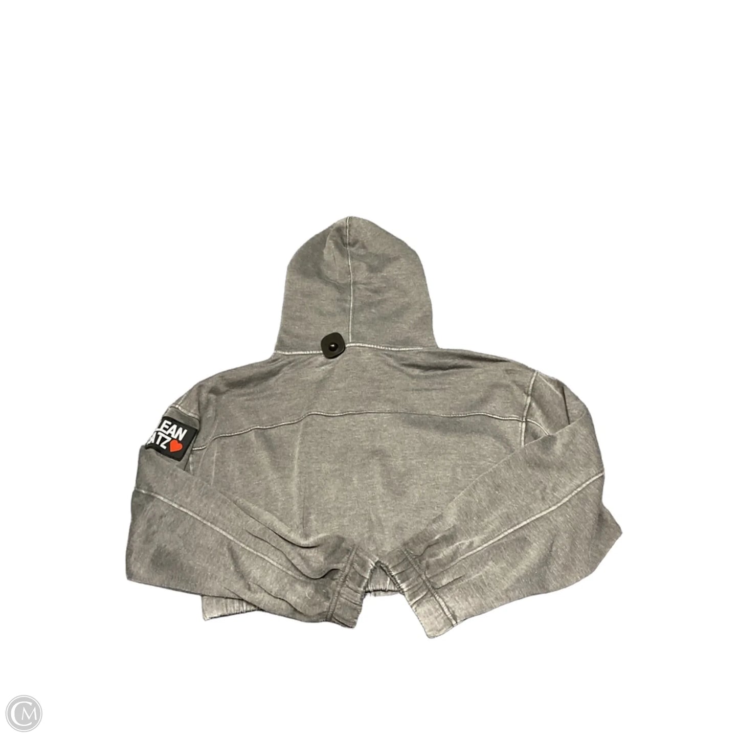 Sweatshirt Hoodie By Mono B In Grey, Size: L